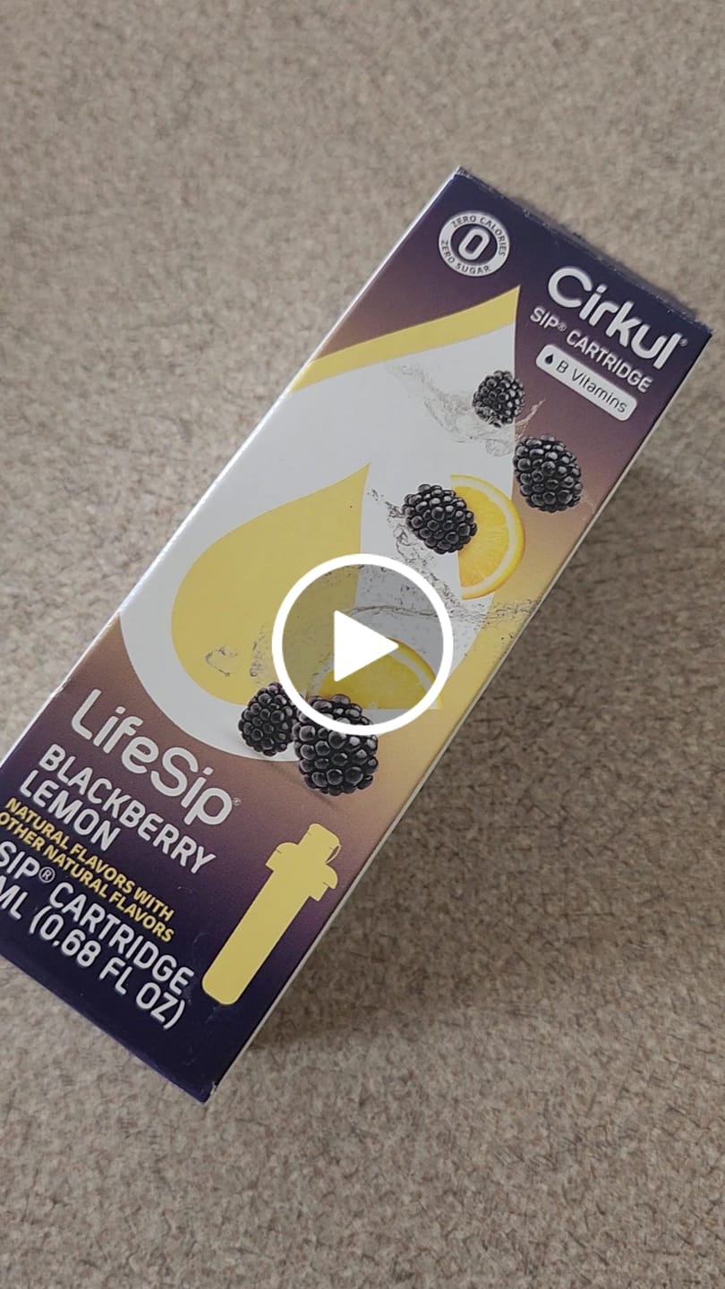 Customer video review of LifeSip Blackberry Lemon