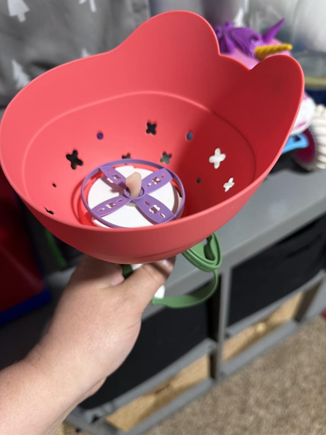 Customer photo review of Frosch Scheibenwerfer Kinderspielzeug | Fliegende Scheiben Outdoor Zugschnur UFO Starter
