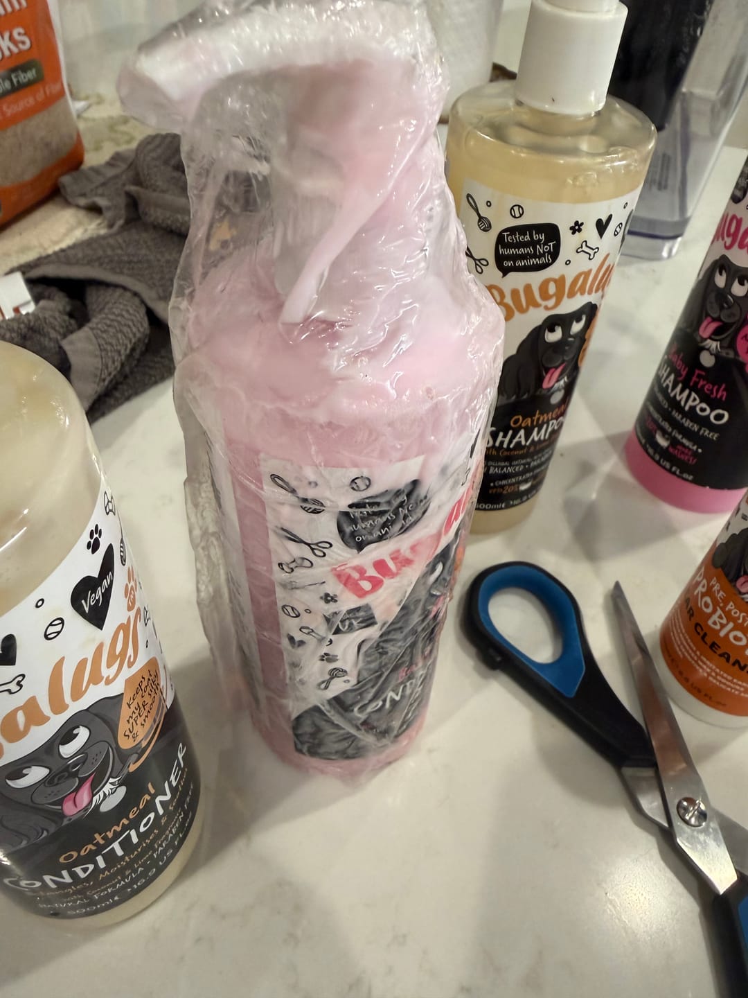 Customer photo review of Baby Fresh Dog Shampoo & Conditioner Duo