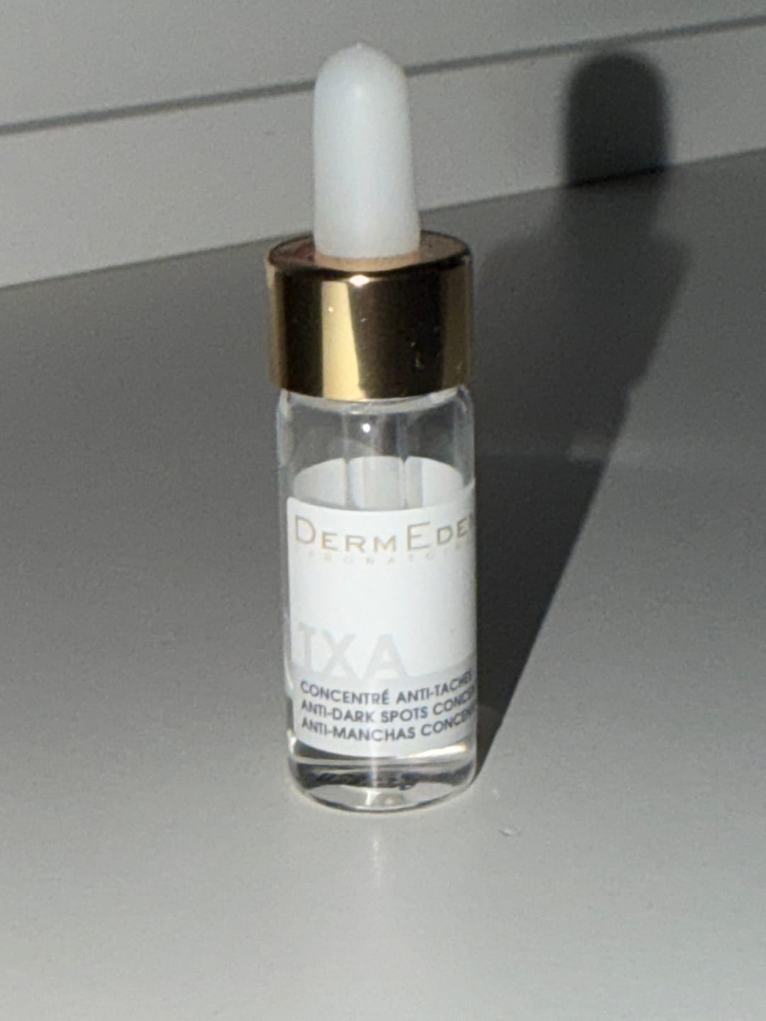 Customer photo review of DERMEDEN TXA 5% ANTI-DARK SPOTS CONCENTRATE - koncentratas pigmentacijos gerinimui