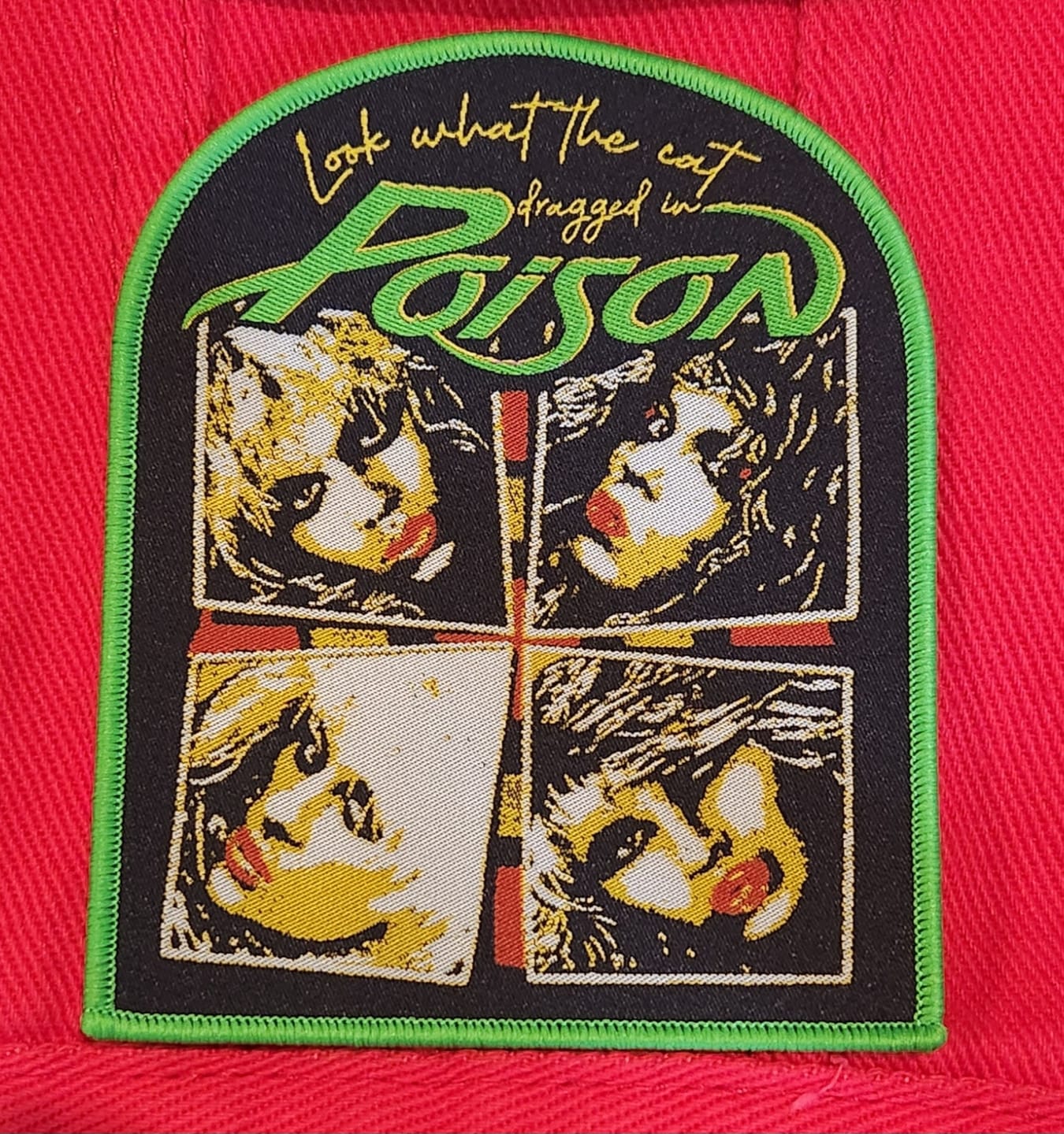 Customer photo review of Poison - Look What The Cat Dragged In - Patch