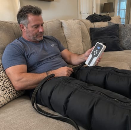 Customer photo review of Air Compression Recovery Boots PRO