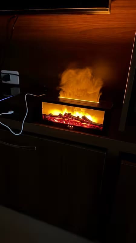Customer photo review of Difusor con efecto chimenea