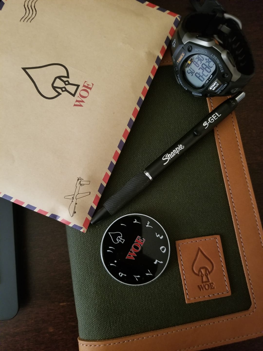 Customer photo review of Leather & Canvas Moleskine Cover