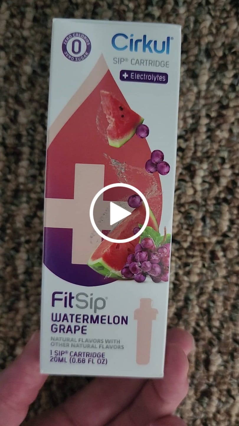 Customer video review of FitSip Watermelon Grape
