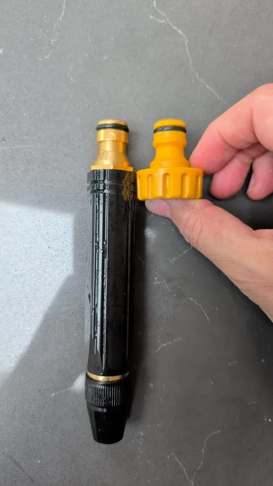 Customer photo review of Boquilla Para Manguera Ajustable | Limpieza y Riego