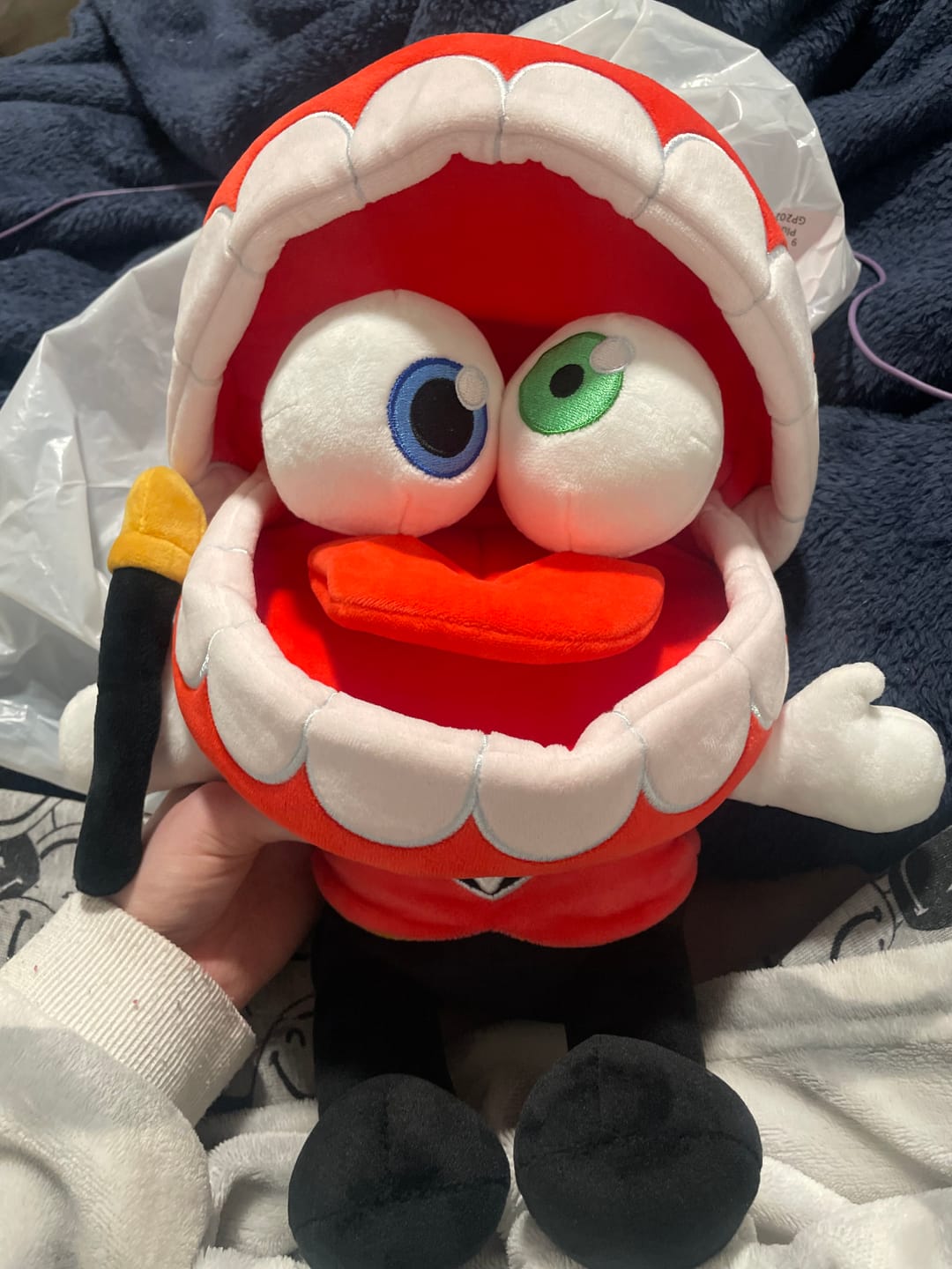 Customer photo review of Caine Plush