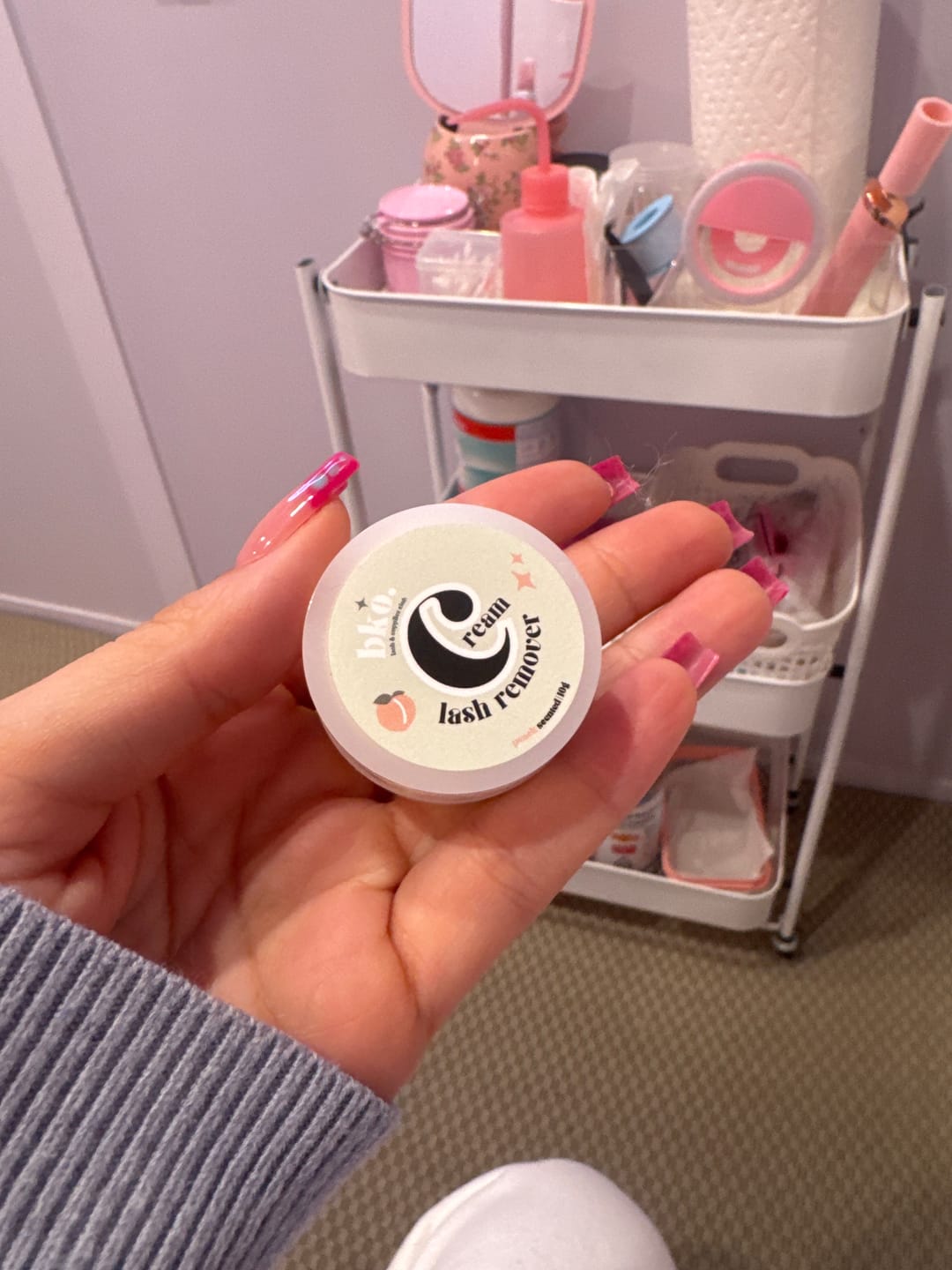 Customer photo review of Peach Cream Remover