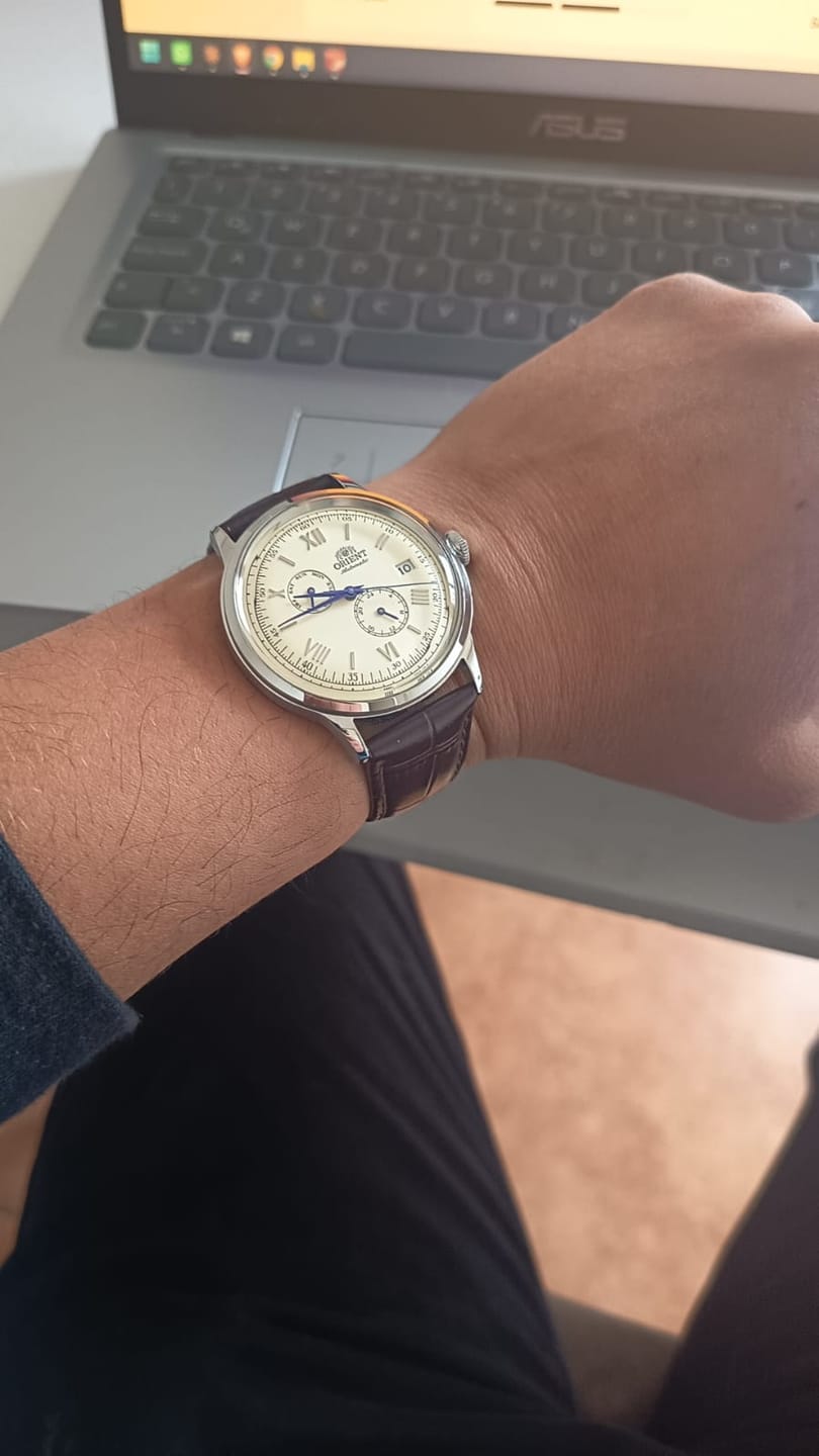 Customer photo review of Reloj Orient Bambino RA-AK0702Y Bambino 40,5 mm
