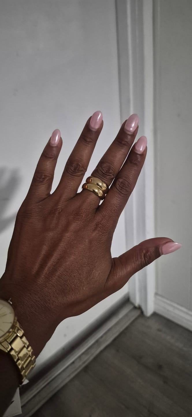 Customer photo review of Birdie Stack Ring (Bundle)