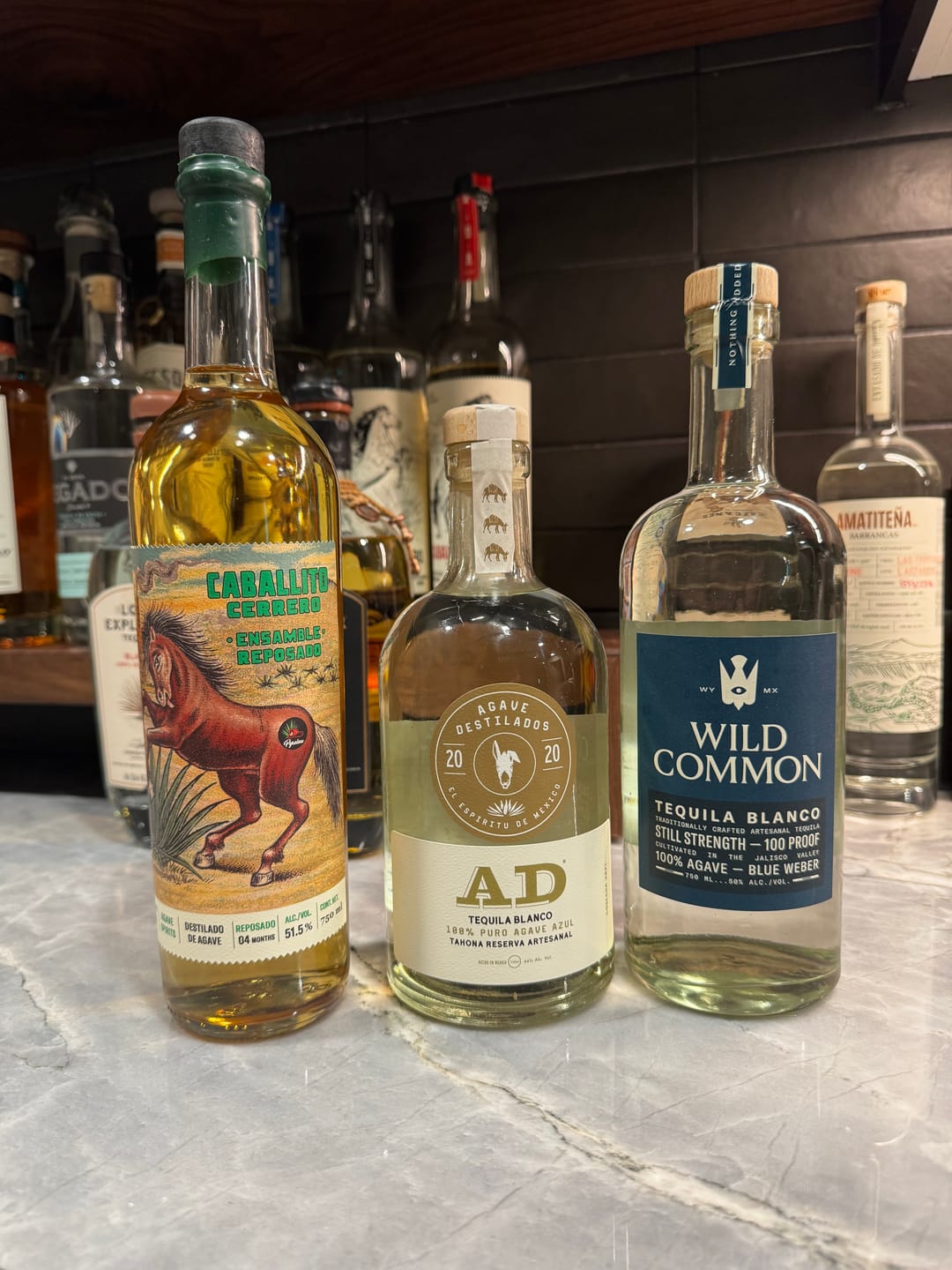 Customer photo review of Wild Common Tequila Blanco Still Strength 100 Proof 750mL