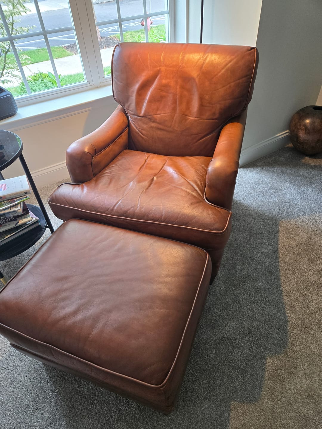 Customer photo review of Clyde’s Leather Recoloring Balm
