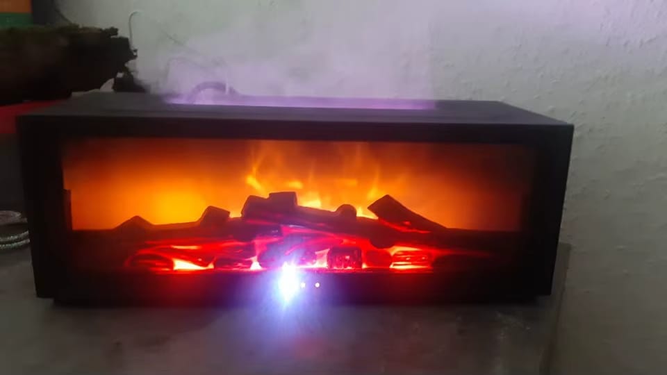 Customer photo review of Difusor con efecto chimenea
