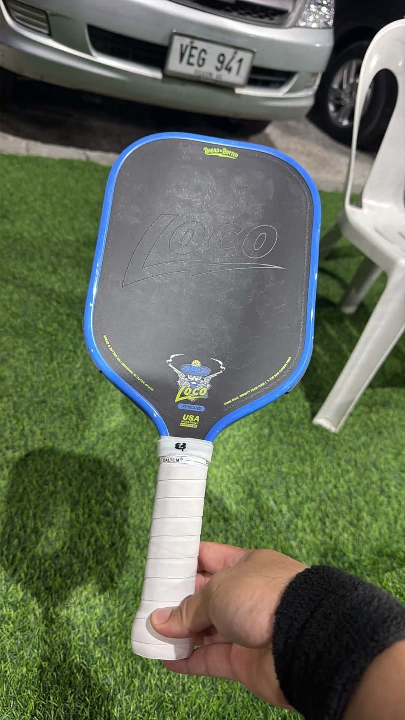 Customer photo review of The Loco 16mm Pickleball Paddle Elongated