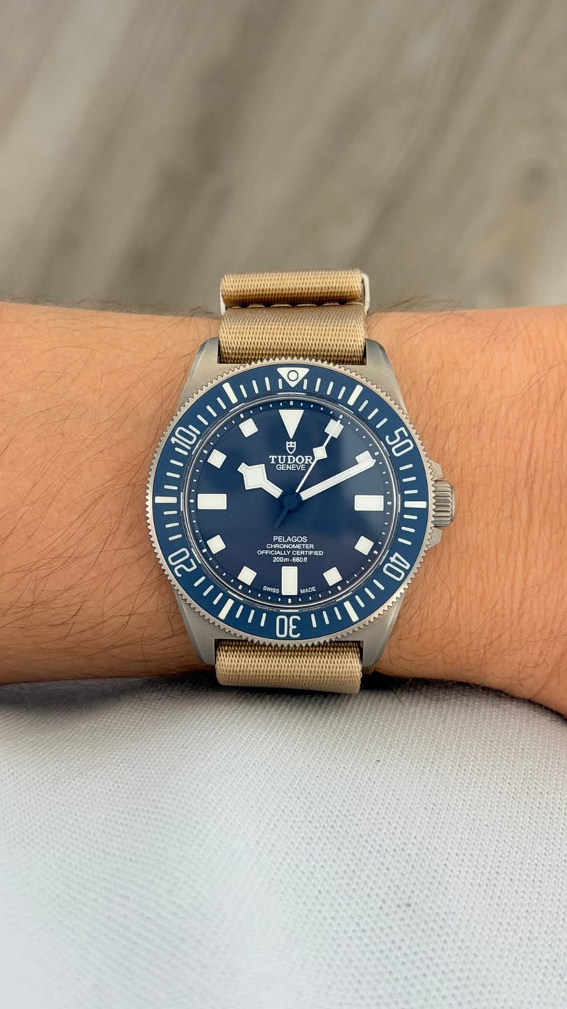 Customer photo review of Sahara Premium Nylon Watch Strap