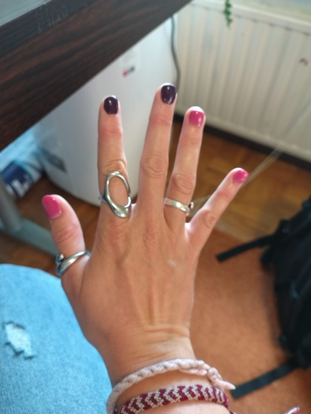Customer photo review of Sunset Lover Dipping Powder