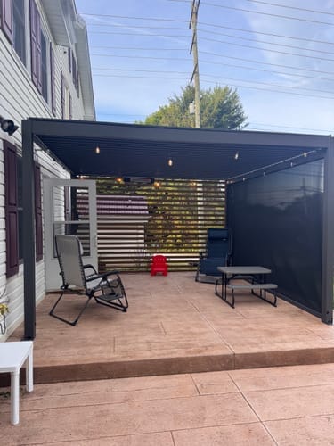 Customer photo review of FlexPatio POWER+ Gen 2 Motorized Pergola