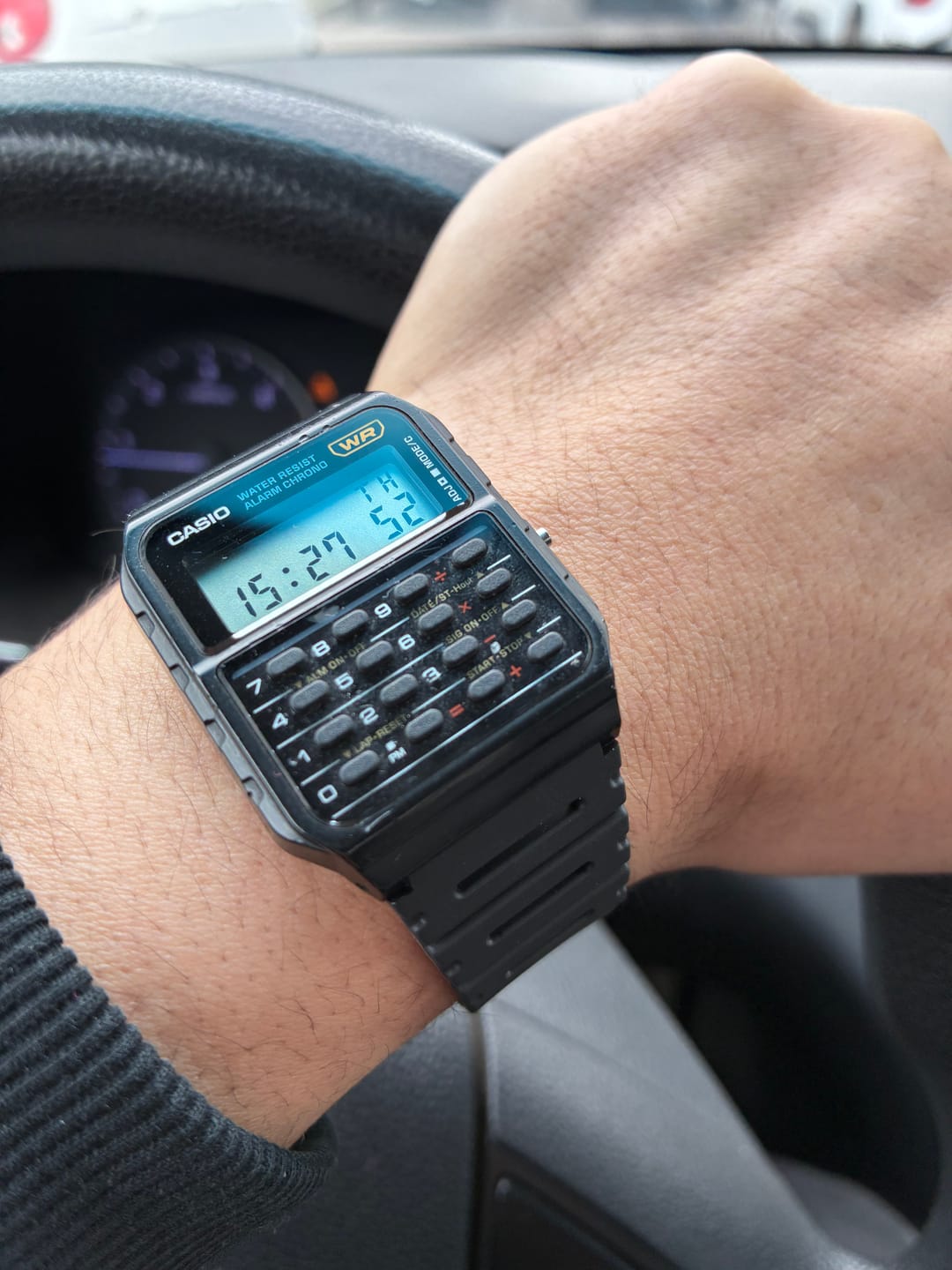 Customer photo review of Correa De Repuesto Casio Bands 71604130 (Casio Calculadora CA-53W etc.)
