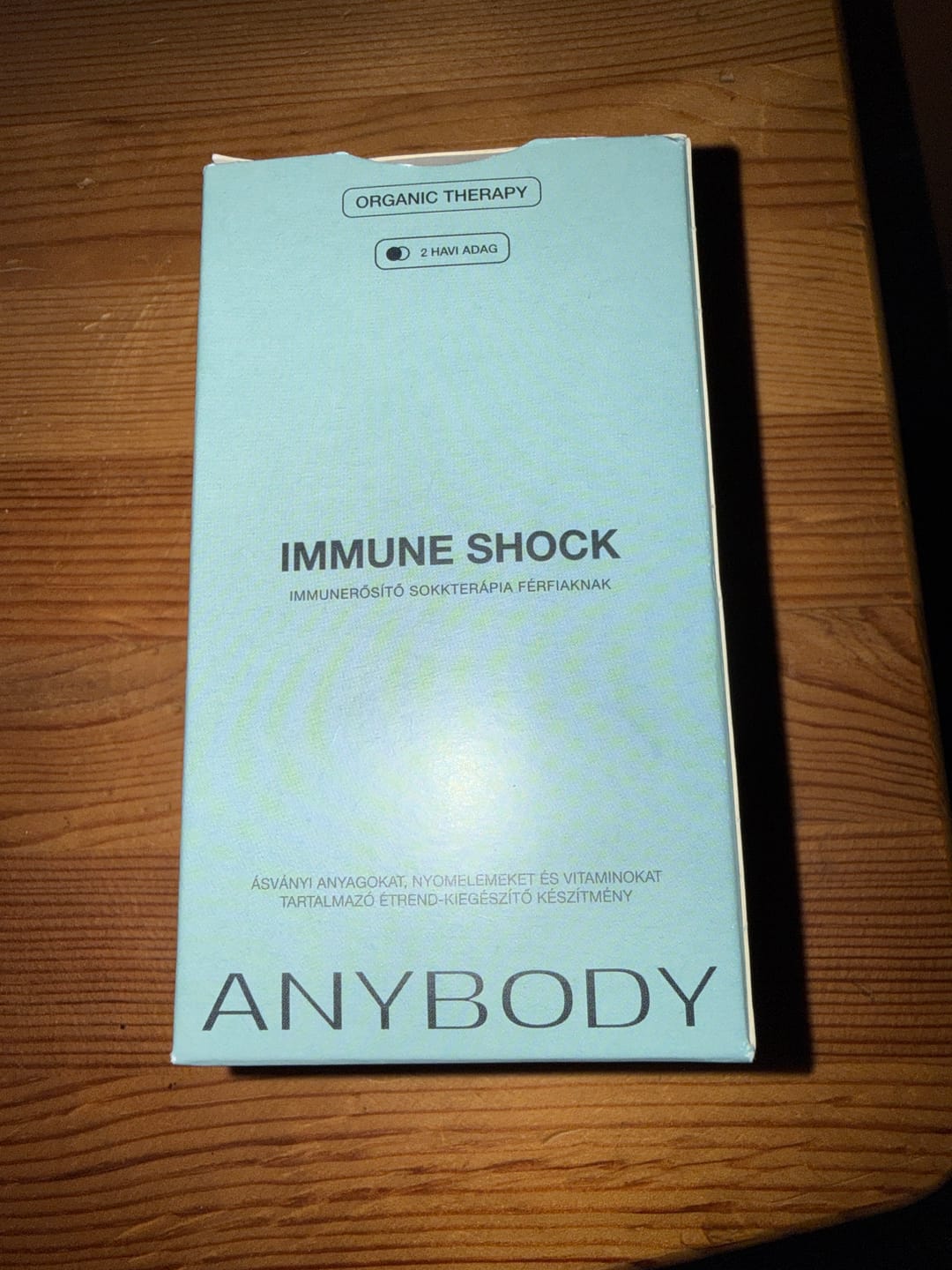Customer photo review of Anybody IMMUNE SHOCK Férfiaknak 60x Kúra