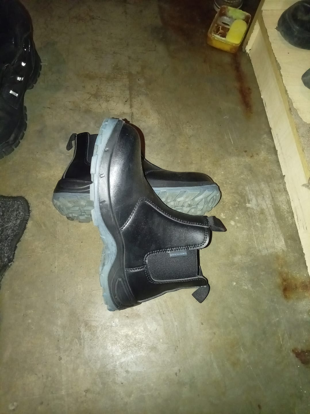 Customer photo review of Grittgear Mangano S1 Leather Safety Boot - Black