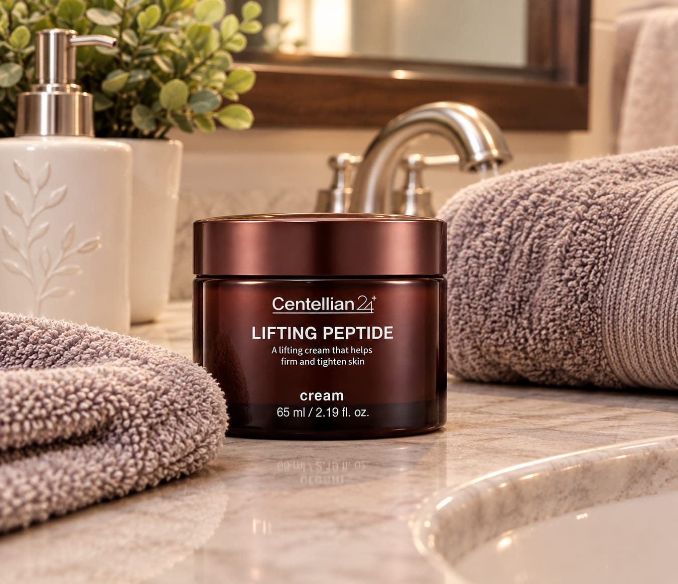 Customer photo review of Lifting peptide cream 65ml