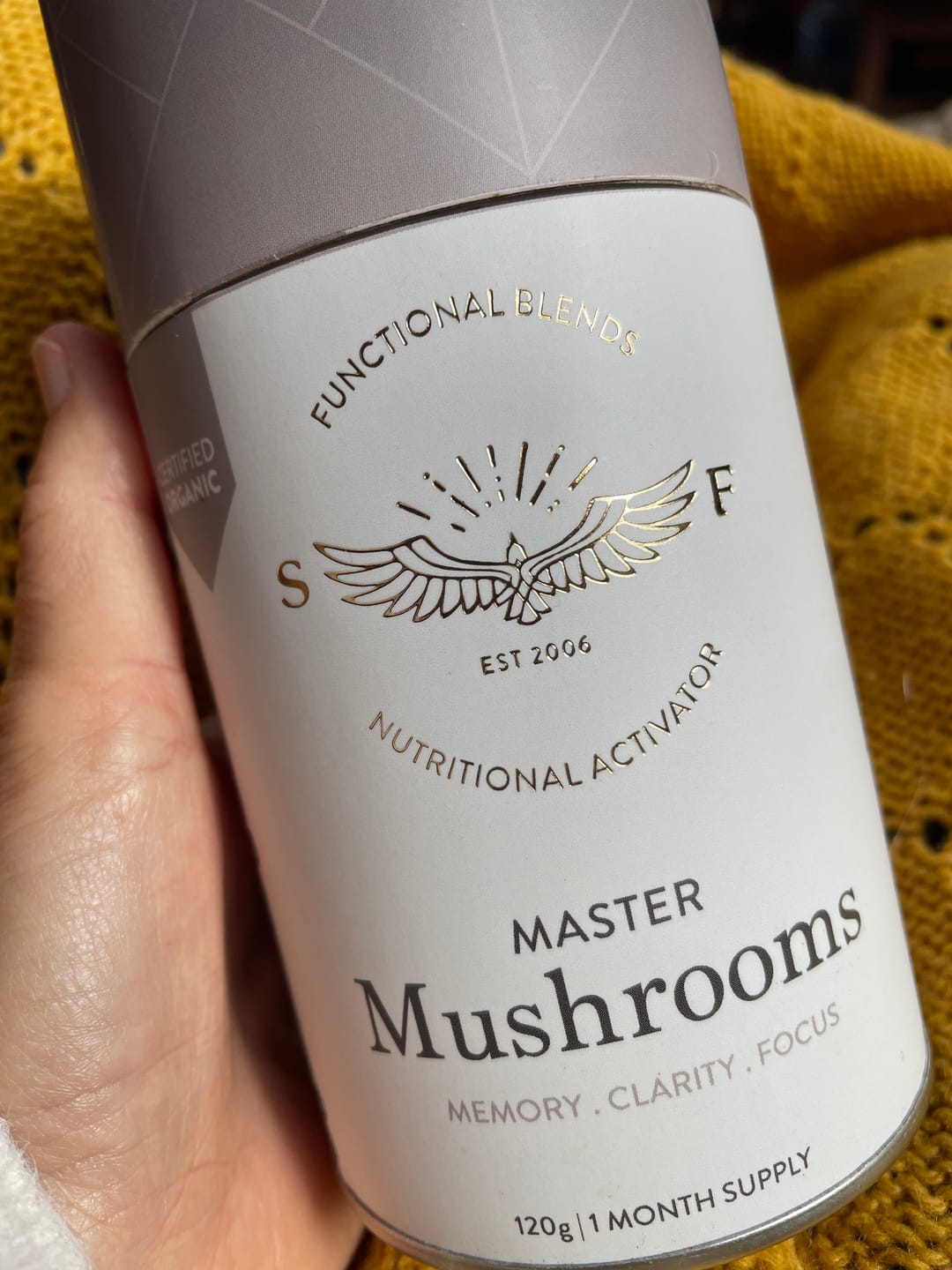 Customer photo review of Master Mushrooms (Powder & Capsules)