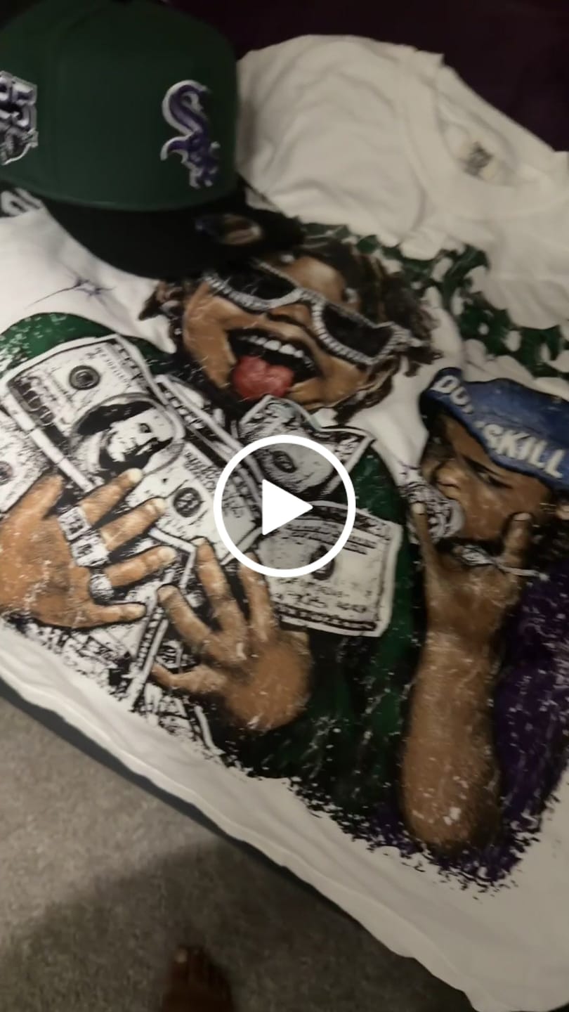 Customer video review of Bucks 12s DopeSkill Oversize Print T-Shirt Overstack Graphic