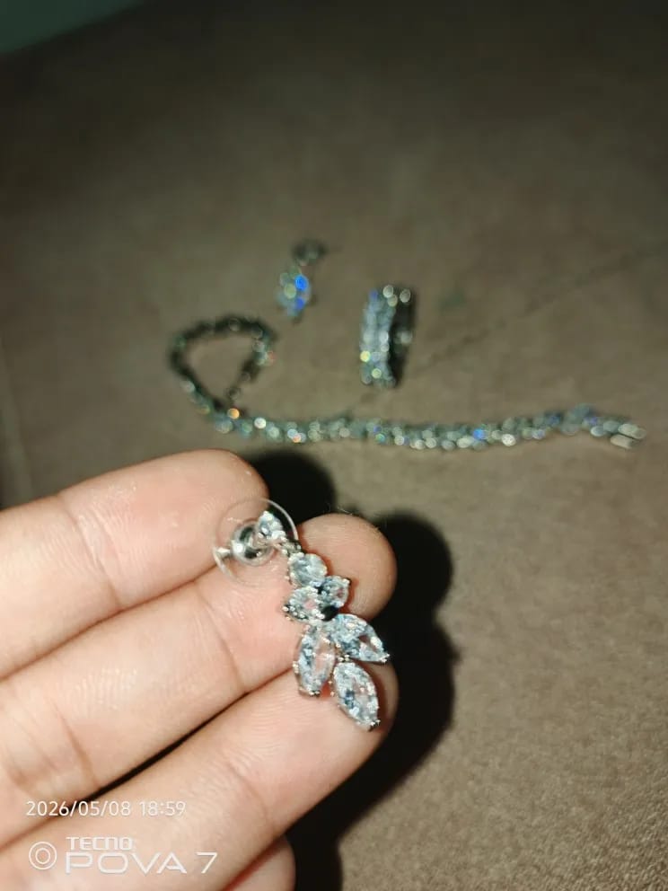 Customer photo review of Moonlit Grace Jewelry Set