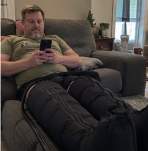 Customer photo review of Air Compression Recovery Boots PRO