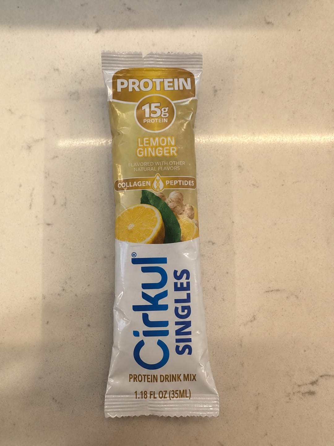 Customer photo review of Protein Lemon Ginger