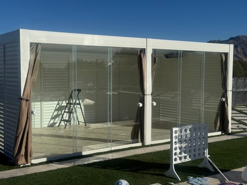 Customer photo review of FlexPatio POWER+ PRO Gen 2 Motorized Pergola