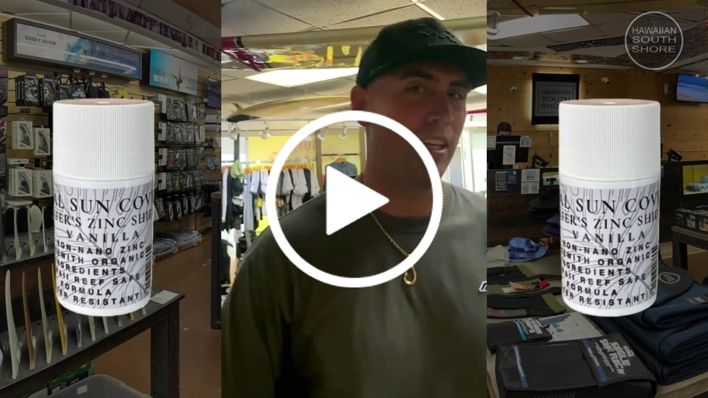 Customer video review of Real Sun Cover Sunscreen Surfers Zinc Shield Cocoa