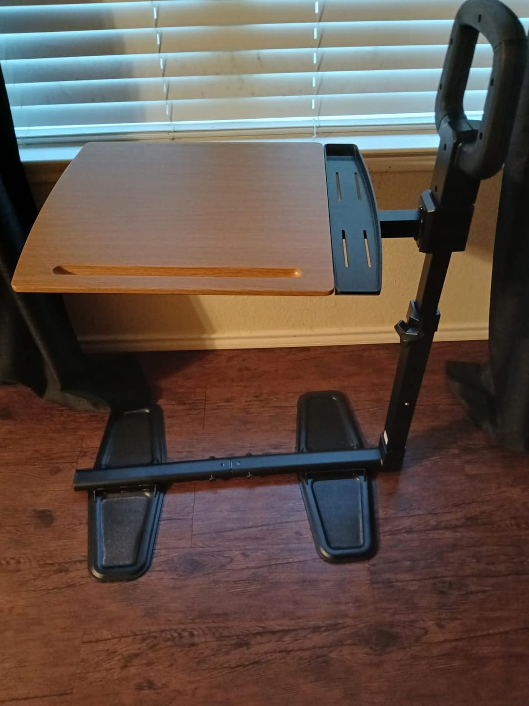 Customer photo review of Independence Tray Table with 360-Degree Swivel