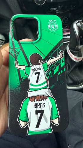 Customer photo review of Sporting CP Official Custom Case - Mother and Son