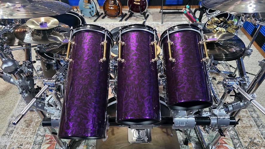 Customer photo review of Rocket Roto Tom Drum Set 6"×8.6-14.5"
