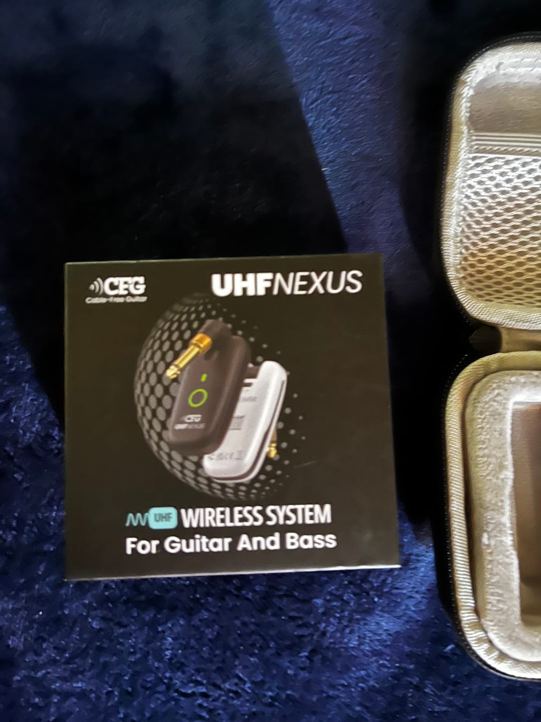 Customer photo review of UHF NEXUS: UHF Wireless Guitar & Bass System