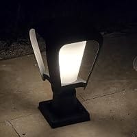 Customer photo review of RIRZ LYRA | Modern Solar Outdoor Post Light