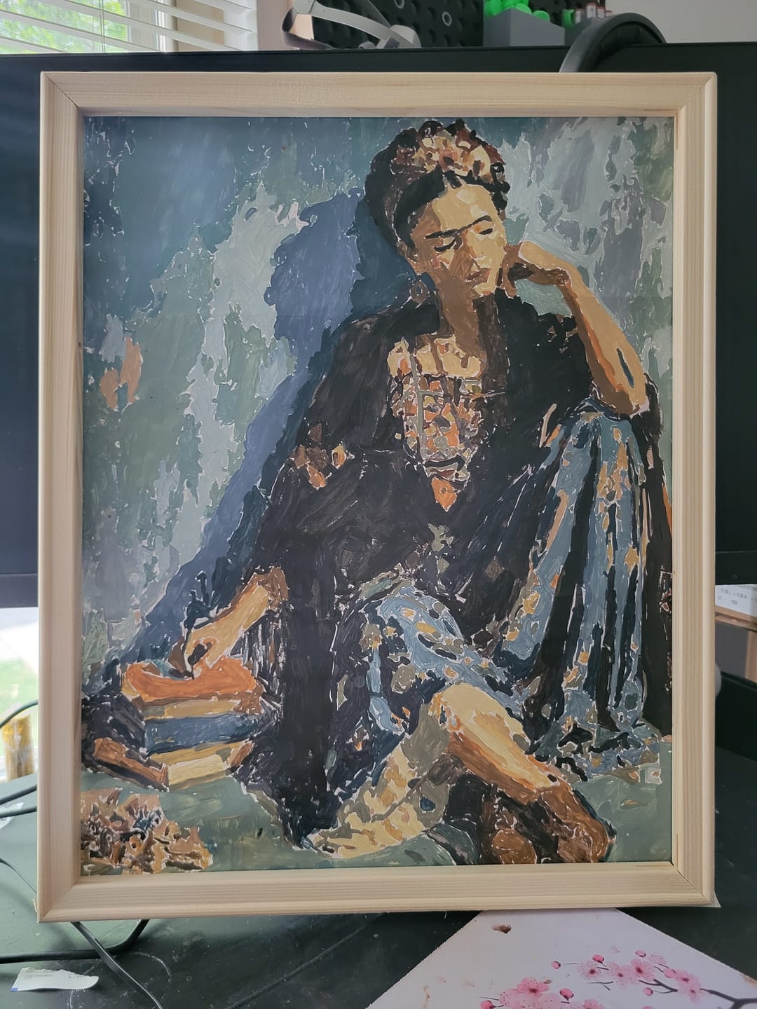 Customer photo review of Bohemian Reverie | Paint by Number