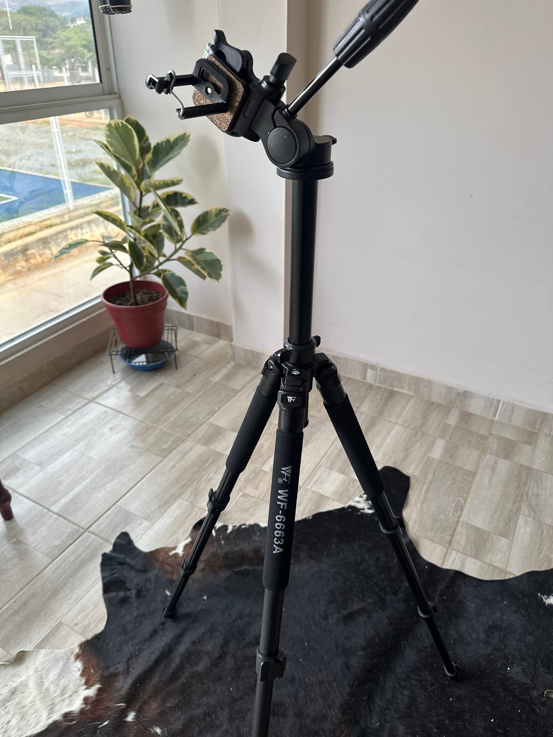 Customer photo review of Tripode Profesional Cabezal Fluido Weifeng WF 6663A