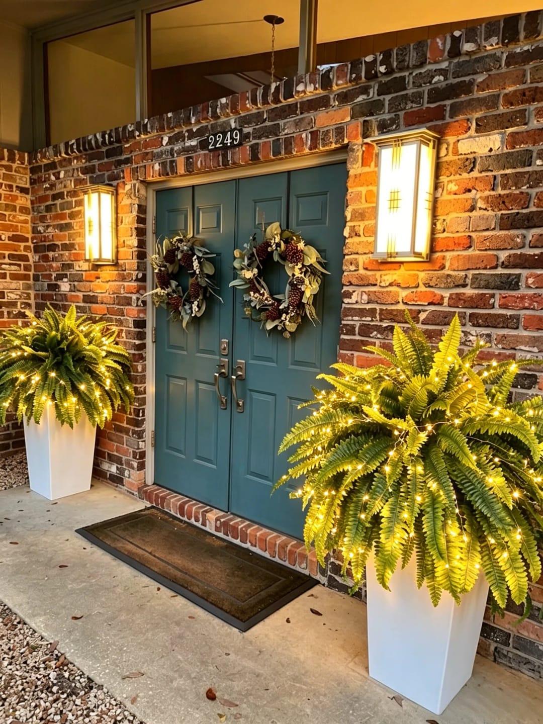 Customer photo review of 💛Glowing Boston Ferns with Lights – 🌿 Zero Watering, Zero Maintenance