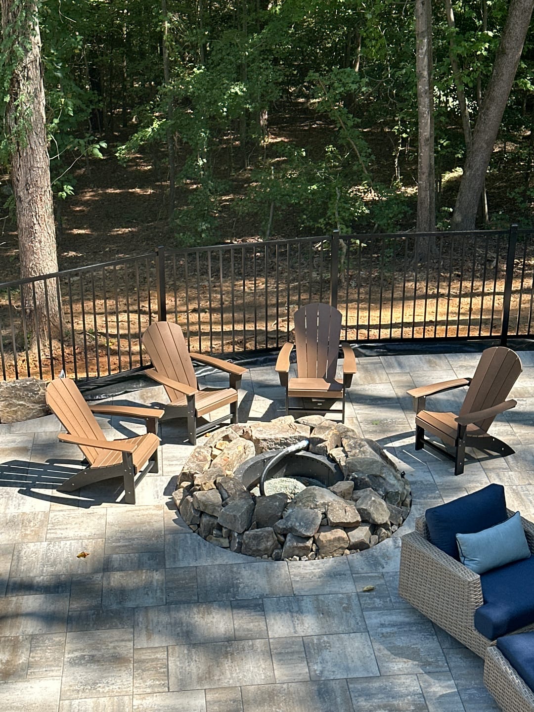 Customer photo review of Classic Adirondack Chairs - Set of 4