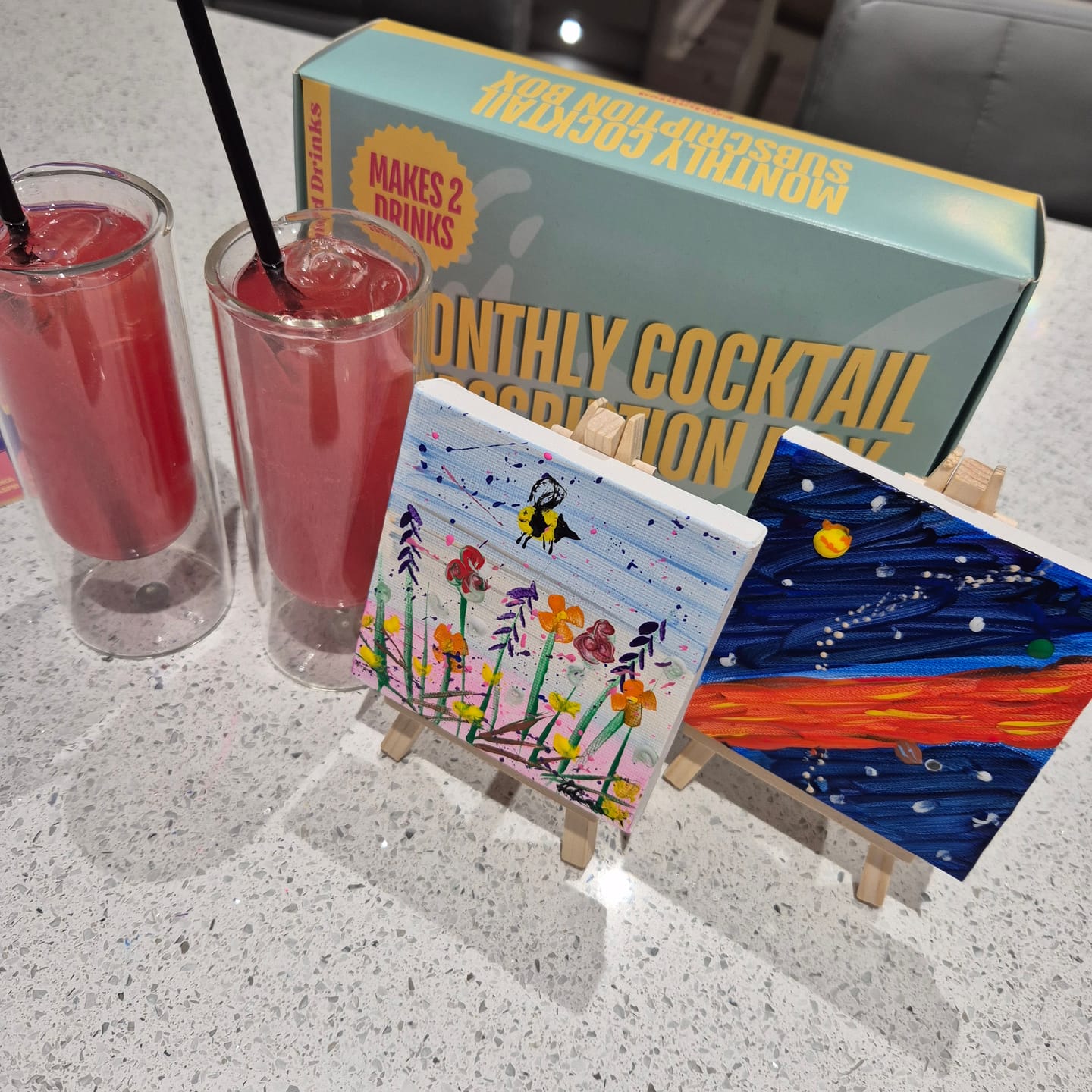 Customer photo review of Monthly Cocktail Subscription Box