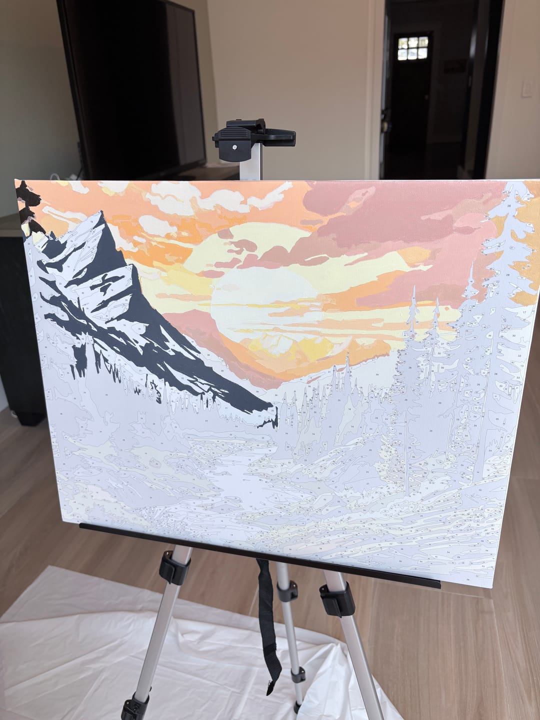 Customer photo review of Mountainside Sunset