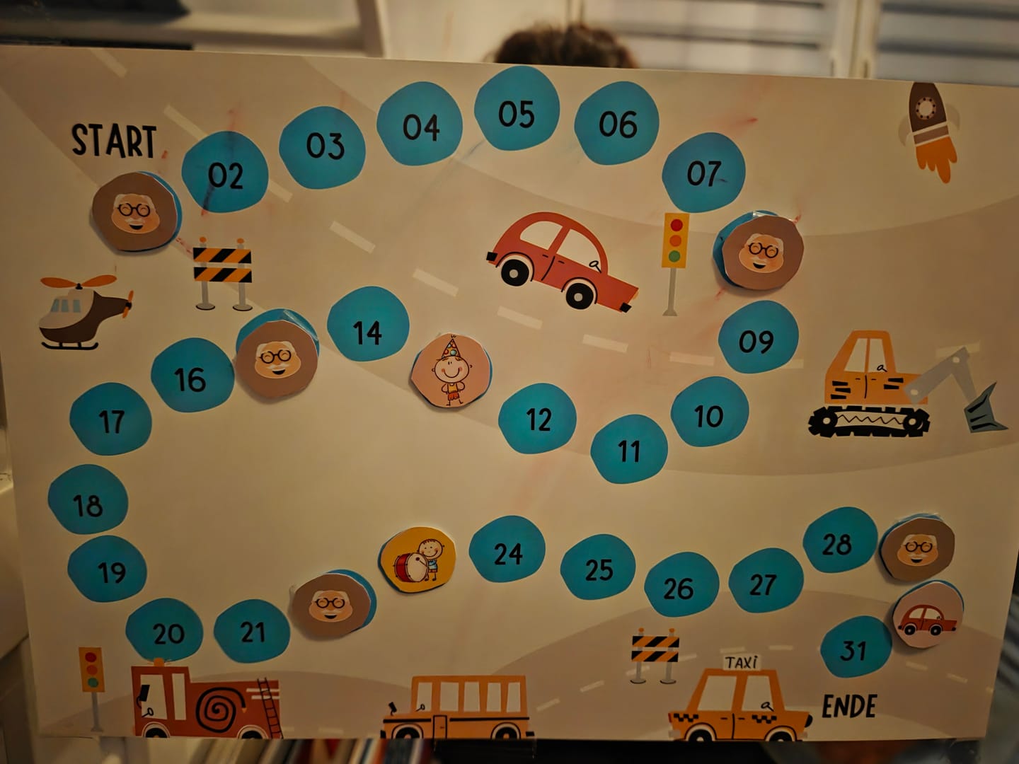 Customer photo review of Kinderkalender zum Selbstausdrucken