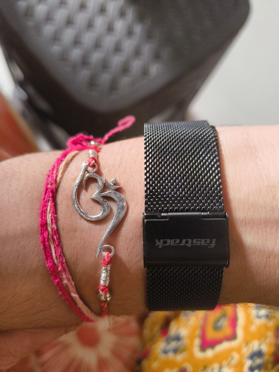 Customer photo review of OM Rakhi