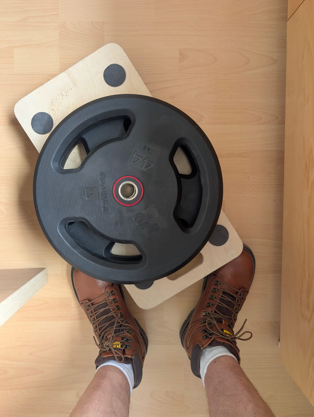 Customer photo review of Bottes de Sécurité en Cuir Confortables et Anti-Écrasement - Unisexe