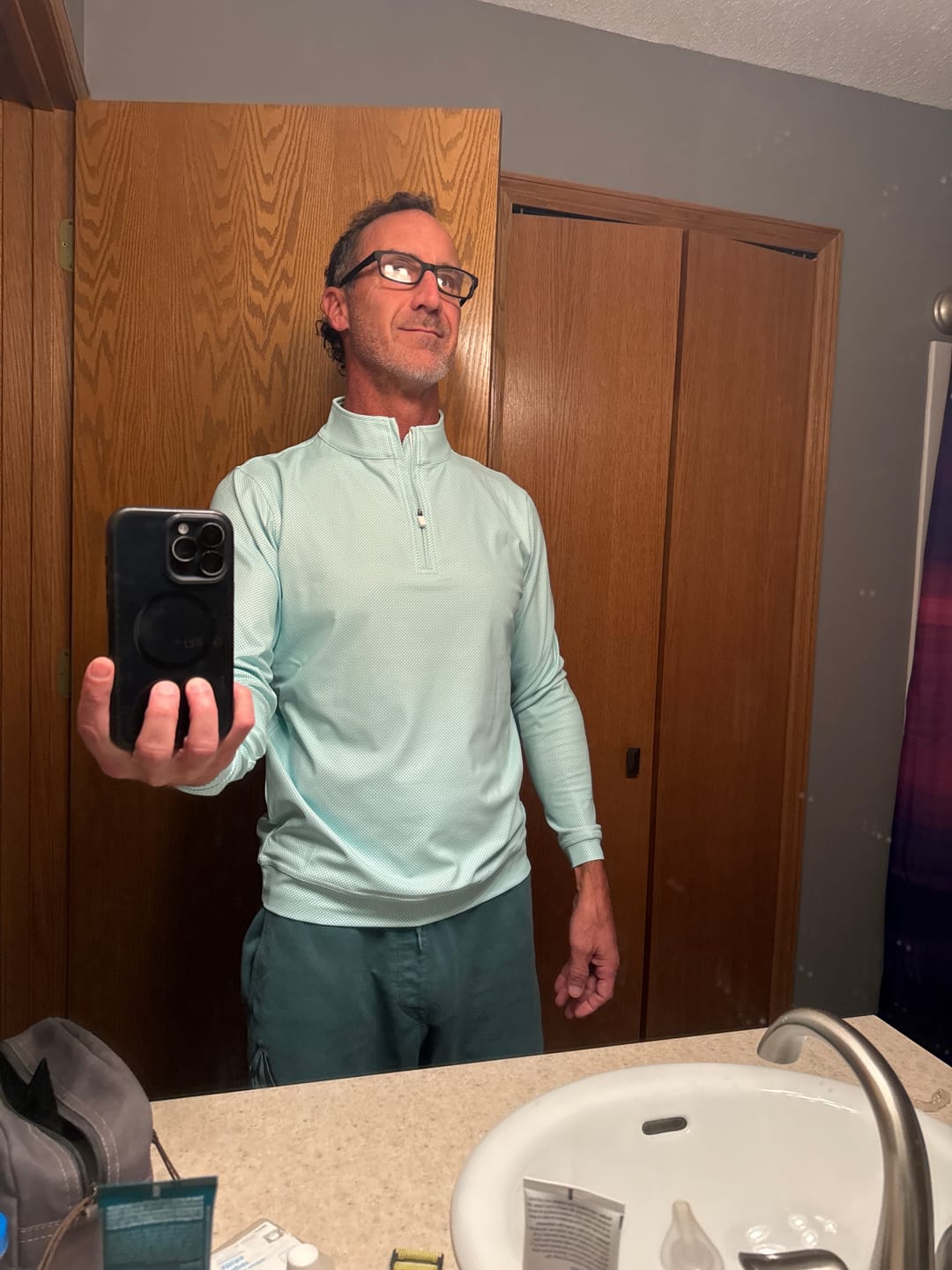 Customer photo review of Luxe 1/4 Zip - Sale