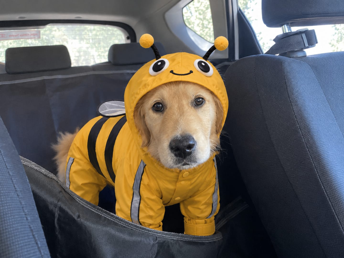 Customer photo review of Bumblebee Rain Suit