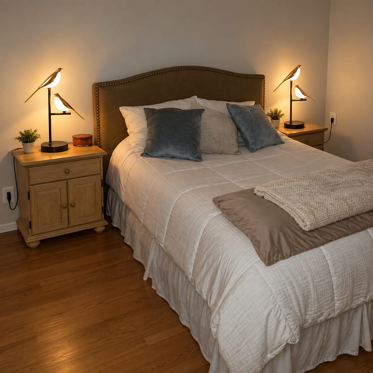 Customer photo review of Mrbird Table Lamp