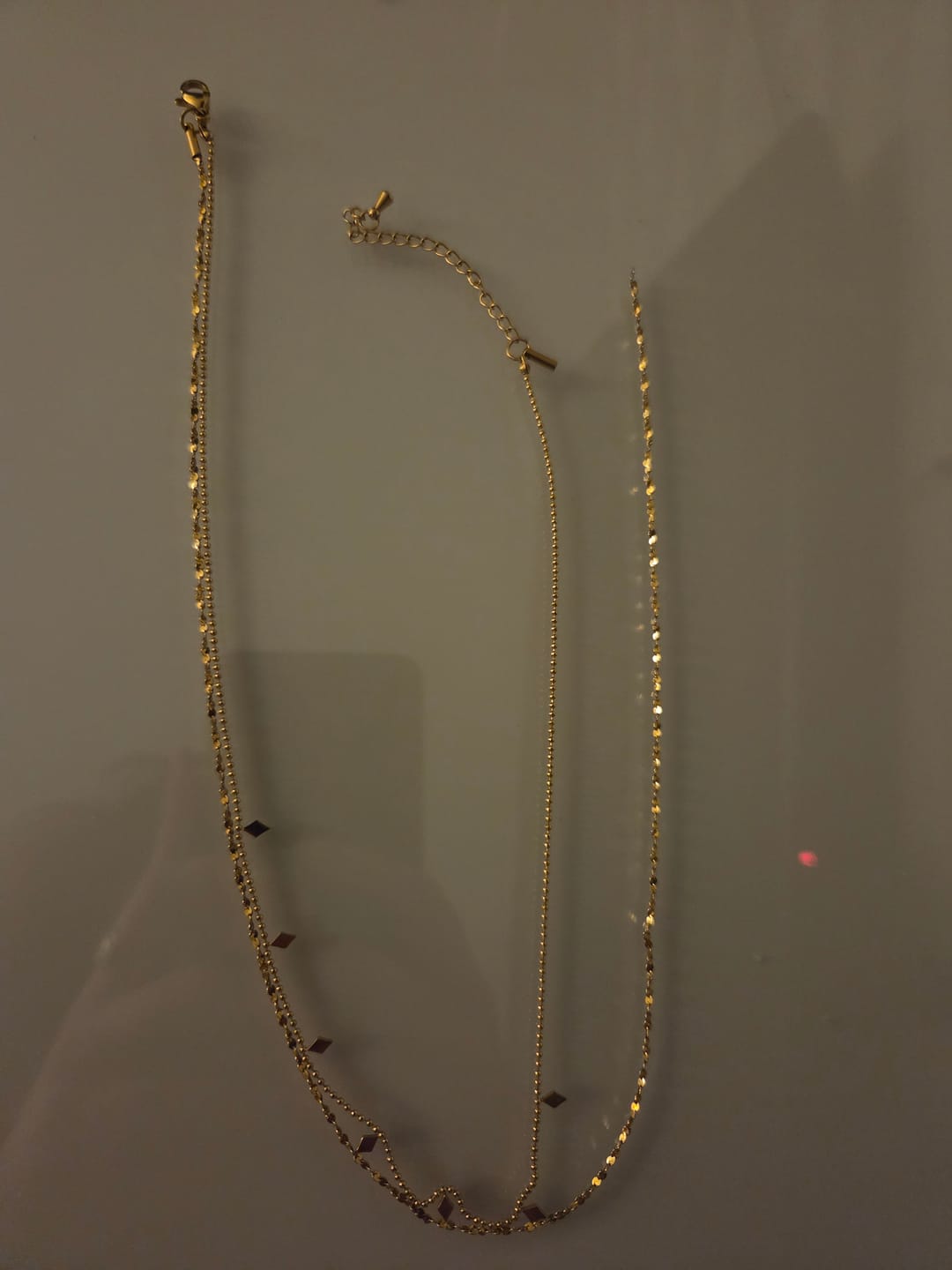 Customer photo review of Phoenix Layered Necklace